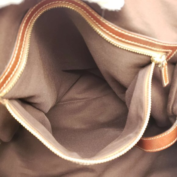 100% Authentic Gucci Leather and Canvas Brown Shoulder Bag #0650 - Picture 12 of 15